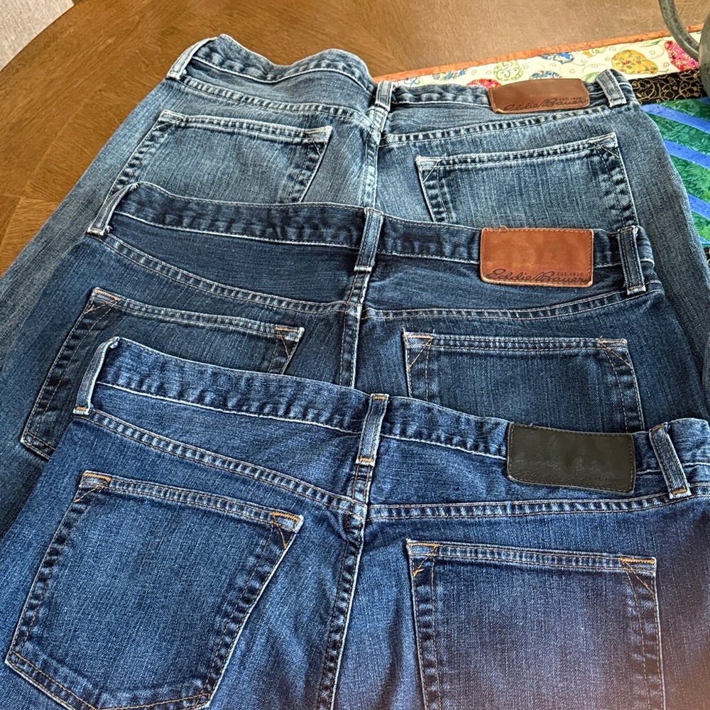 Men’s Eddie Bauer Classic Blue Denim Jeans